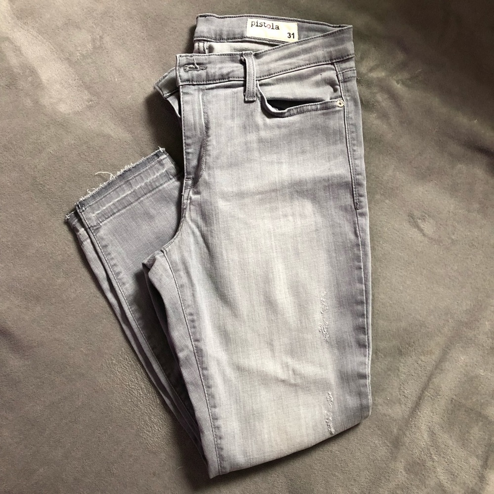 Grey Skinny Jean